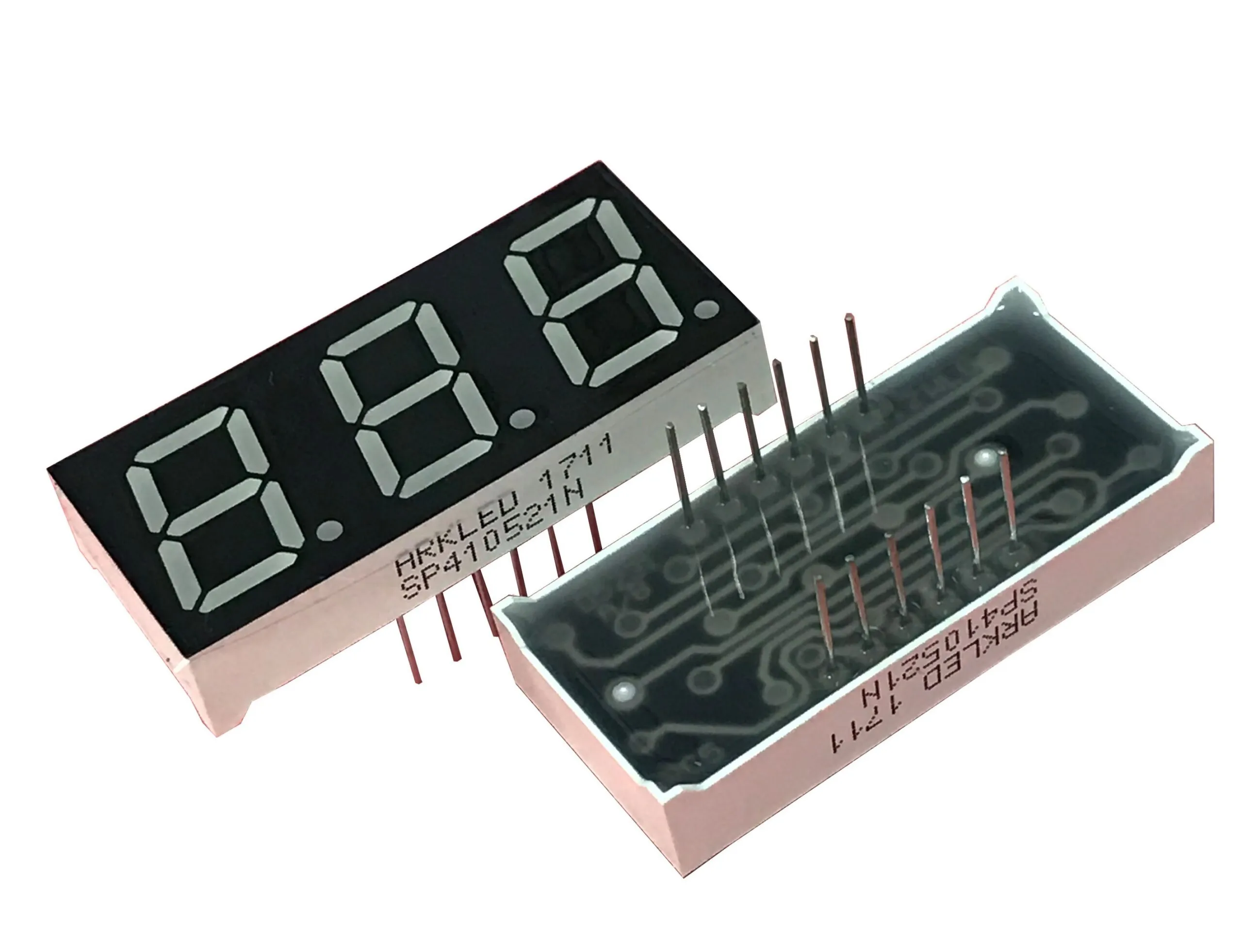 7-Segment Display (Common Cathode) – 3 Digit