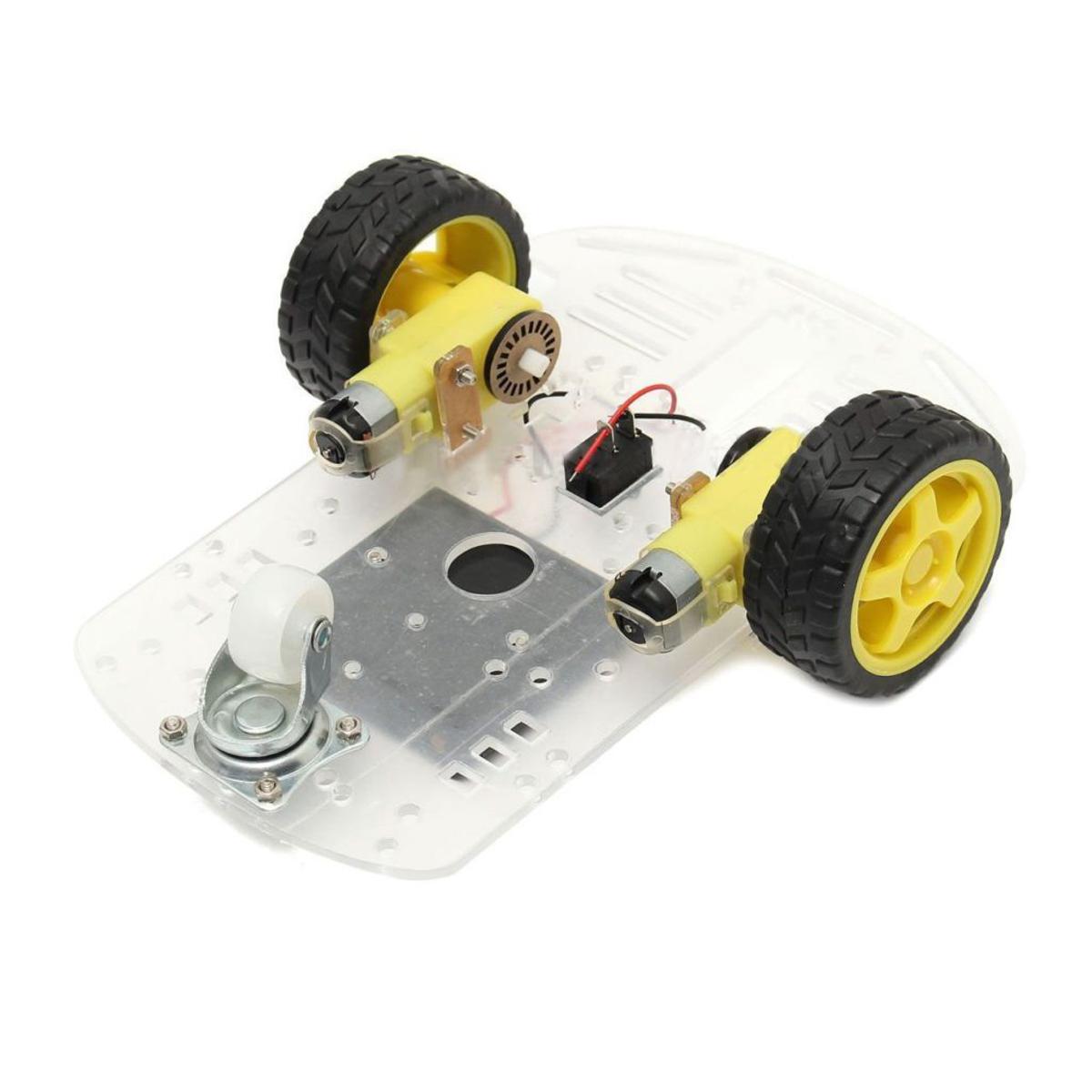 Acrylic 2WD Robot Chassis Kit